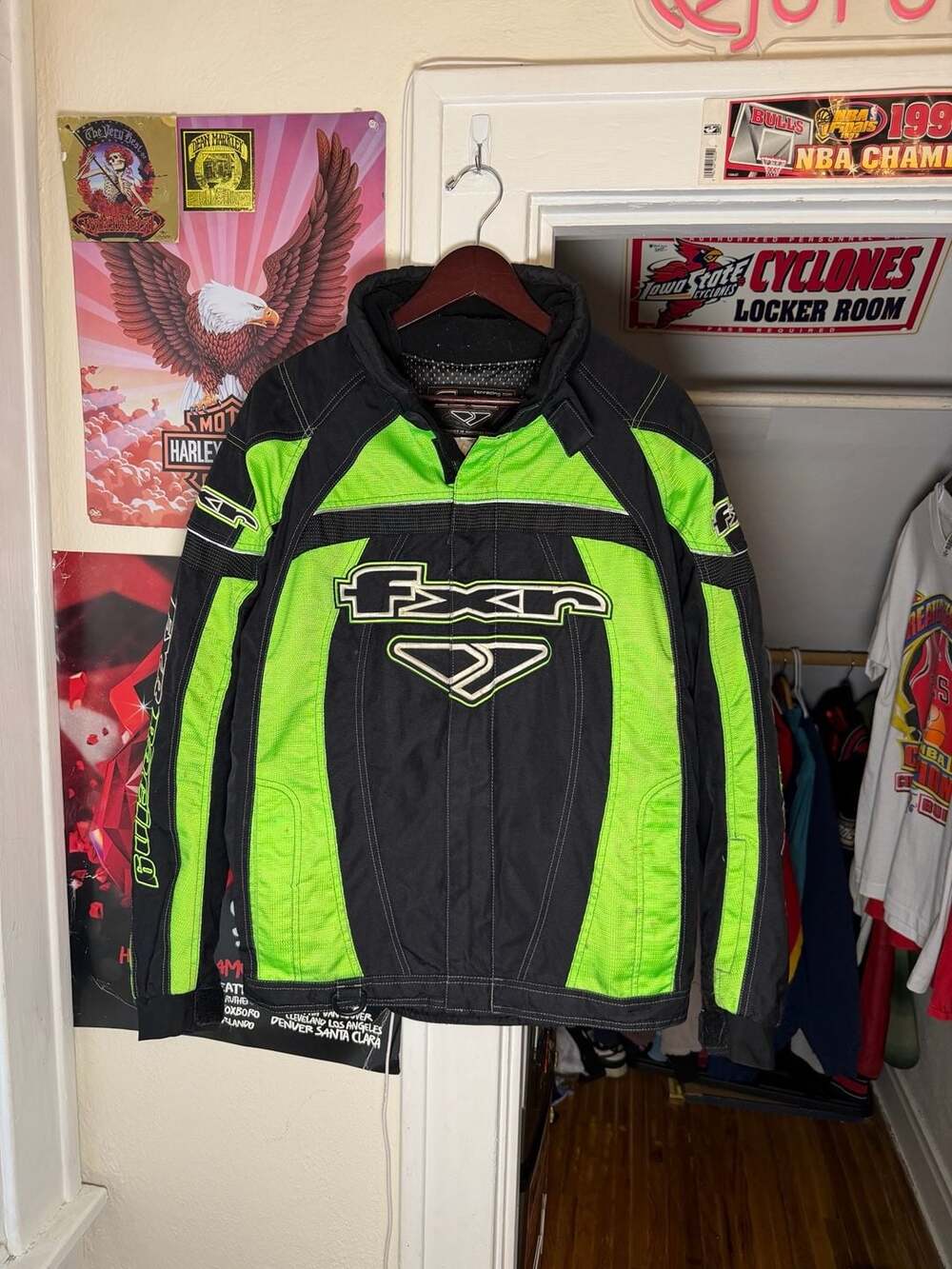 FXR Nitro Team Snowmobile Racing Jacket with Removable Liner